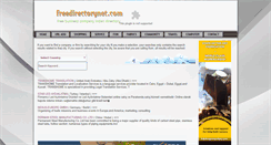 Desktop Screenshot of freedirectorynet.com